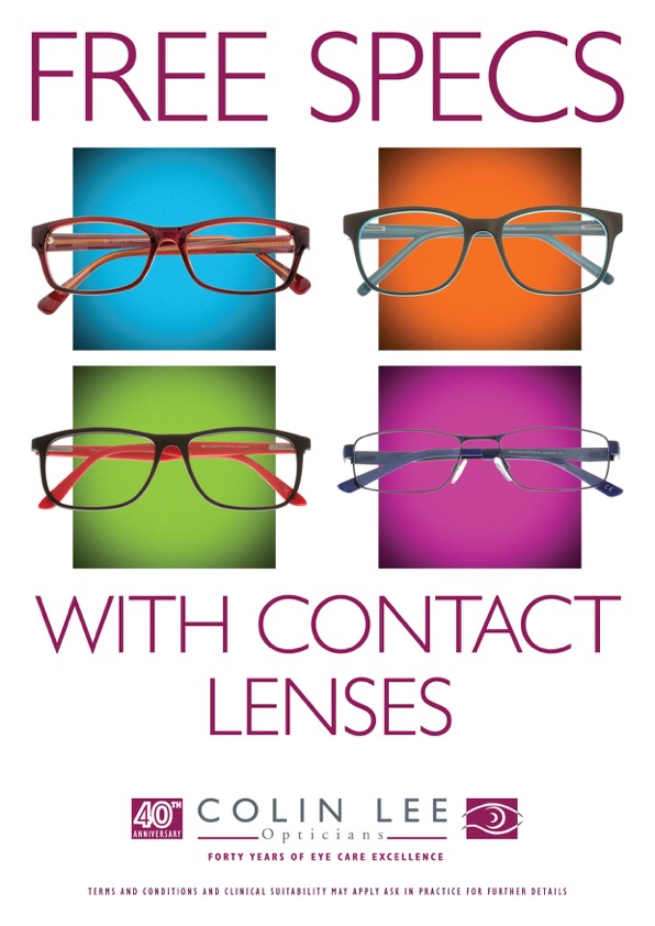 Free specs with contact lenses