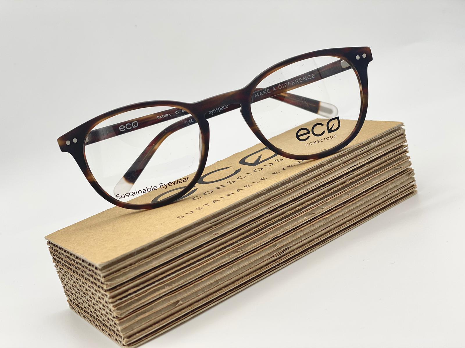 Eco Conscious eyewear are made form environmentally friendly materials and the manufacturing process is carbon neutral. This company plant a tree for every frame sold. 